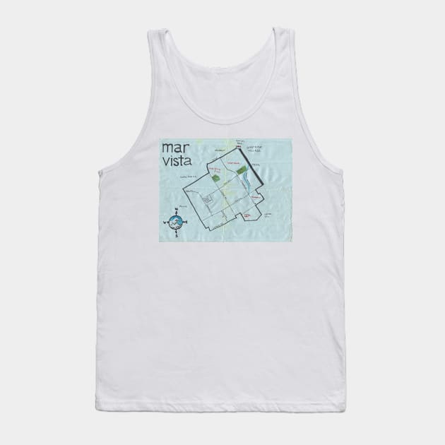 Mar Vista Tank Top by PendersleighAndSonsCartography